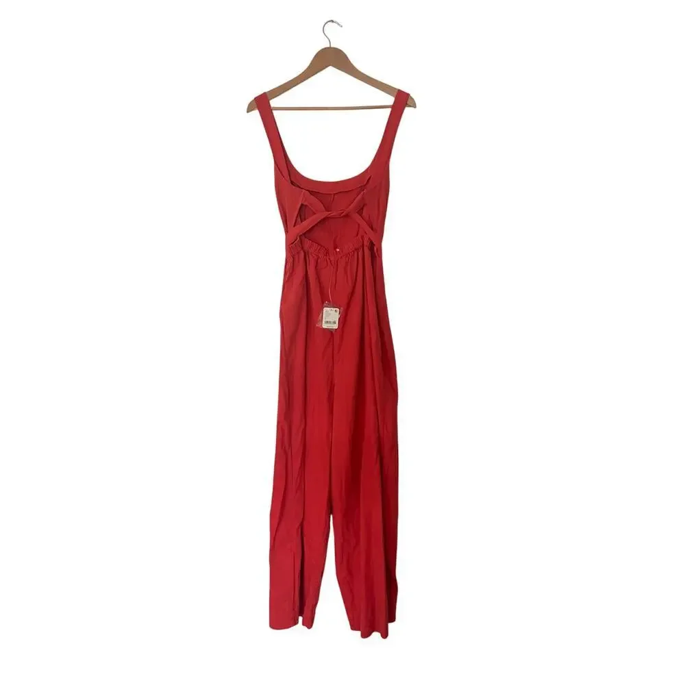 NWT Free People Kirstie Jumpsuit Size Large - Picture 4 of 6